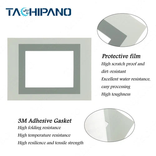 for EPM-H505 00461228 EPM-H505.1A.10 with Protective Film Overlay Touch Screen
