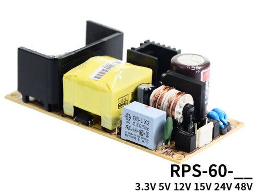 Mean Well RPS-60 Switching Power Supply Medical PCB Type 60W 5V12V15V24V48