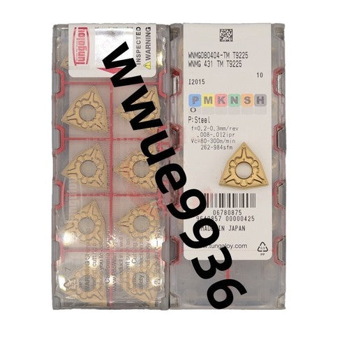 10pcs/Box Tungaloy WNMG080404-TM T9225 WNMG431-TM Turning Blade Carbide Inserts