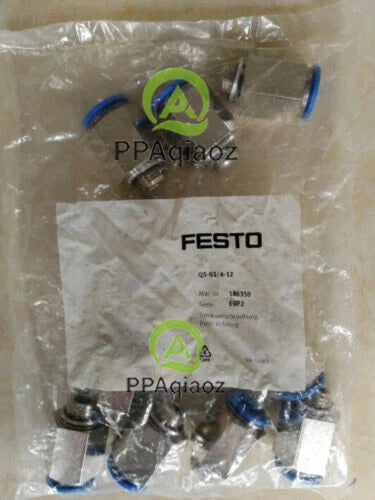 10PCS  FESTO QS-G1/4-12 186350 Fittings Free Shipping