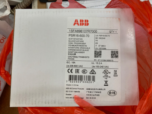 1PC ABB PSR16-600-70 1SFA896107R7000 Soft Starter In Box