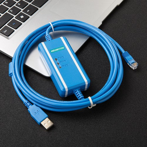 For Fuji NB/NJ/NS/NW0 series PLC isolated programming cable USB-CNV3+