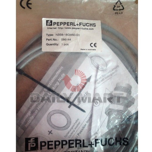 PEPPERL+FUCHS  NBB8-18GM50-E0 PLC INDUCTIVE SENSOR 8MM DC 10-30V NPN/NO