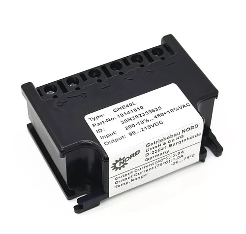 1PC   Motor Brake Rectifier GHE40L 19141010 200V-10%...480V+10%VAC 90...215VDC