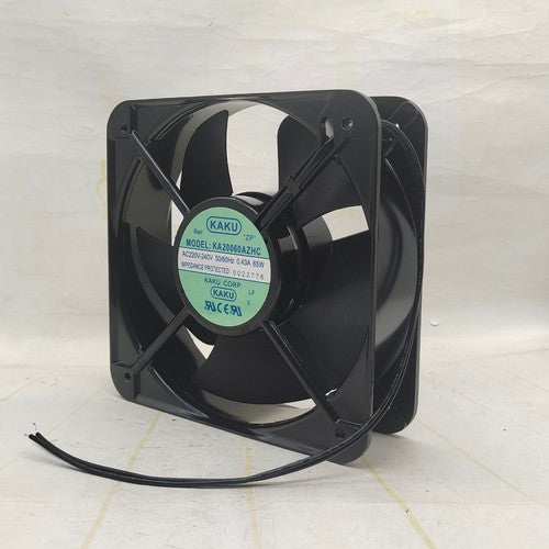 1 PCS KAKU Fan KA20060AZHC AC220/240V 0.43A 20060 20cm 2 wire Aluminum frame