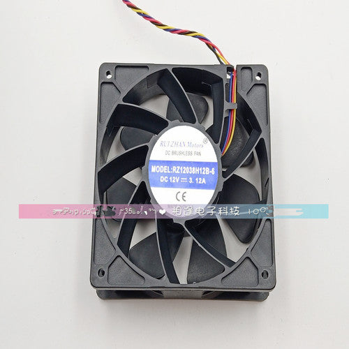 1 PCS RUIZHAN Fan RZ12038H12B-6 DC12V 3.12A 12038 12cm 4 wire cooling fan