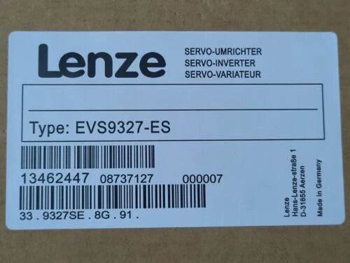1 PC EVS9327-ES  LENZE EVS9327ES SERVO INVERTER