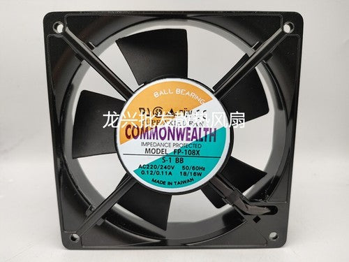 1 PCS COMMONWEALTH Fan FP-108X S-1 BB 220V 12CM cabinet fan Inserting disk