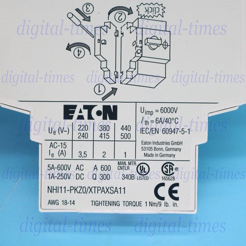 1PC  Eaton moeller NHI11-PKZ0 Auxiliary contact Free shipping#LJ