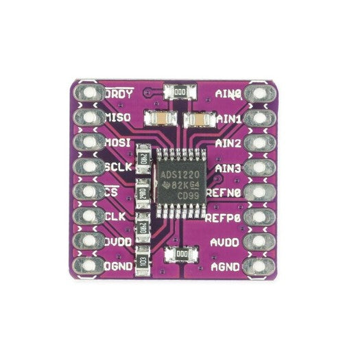 ADS1220 ADC 24 Bit I2C Analog-to-Digital Converter Module 50 Hz -60 Hz Rejection