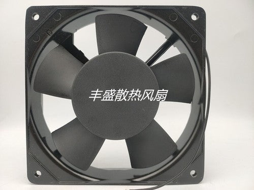 1 PCS JIEXIANG Fan P/N;JX12025HSL AC 220V 12025 12CM 2 wire cabinet cooling fan