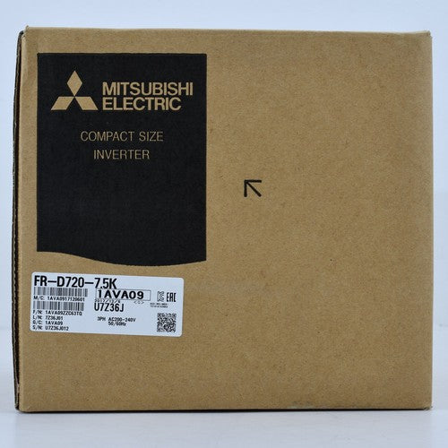 Mitsubishi in Box FR-D720-7.5K frequency converter 1 year warranty