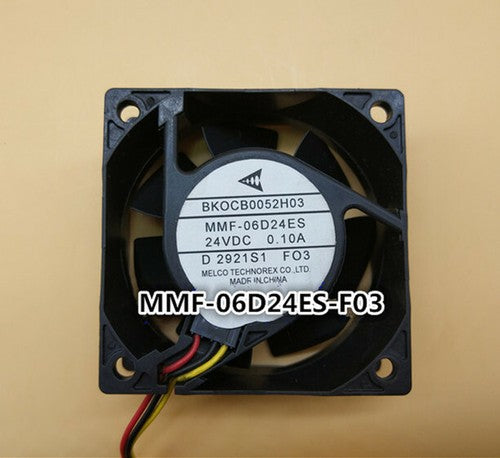 Mitsubishi driver fan CB0052H03 MMF-06D24ES-F03 24VDC 0.10A 6CM 6025 3-pin