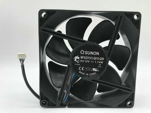 1 PCS SUNON Fan MF92251V3-Q010-Q99 DC 12V 1.74W 9225 9CM 4 PIN