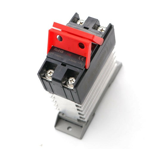 Solid state relay with radiator integrated SSR 10~120A DC-AC 3-32VDC/24-480VAC