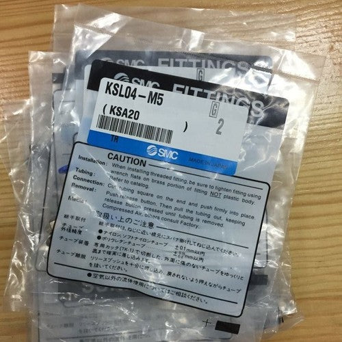1Bag/2pcs  SMC KSL04-M5 High-speed rotary joint Free shipping