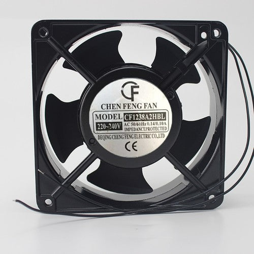 1 PCS CHENG FENG Cooling Fan CF1238A2HBL 12038 12CM AC 220V 0.14A 2 Wire