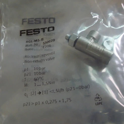 1PC  HGL-M5-B 530029  check valve