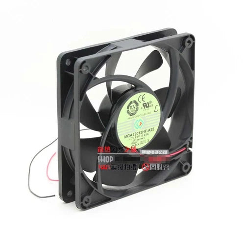 1PC 12V 0.45A wind quiet power supply case fan MGA12012HF-A25 12CM
