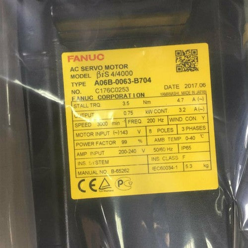 For Fanuc A06B-0063-B704  AC Servo Motor Free Shipping