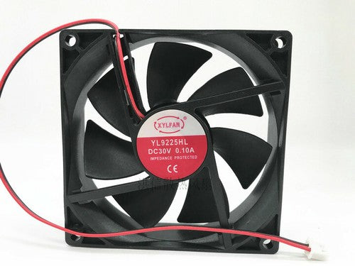 YLFAN 9225 YL9225HL 9CM DC30V 0.10A 2-wire silent cooling fan