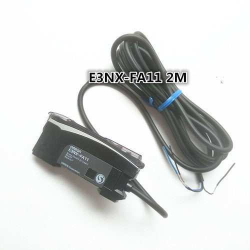 1pc Omron E3NX-FA11 2M Dual Digital Display Fiber Amplifier Infrared Sensor