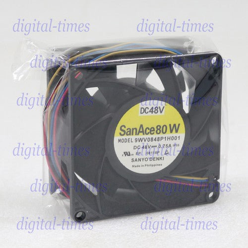 One For SANYO  9WV0848P1H001 DC 48V 0.75A 8cm fan Free Shipping