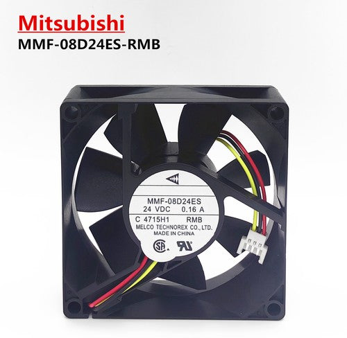 Fuji inverter Mitsubishi cooling fan MMF-08D24ES-RMB 8CM 8025 24V 0.16A 3pin