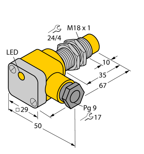 TURCK NI10-G18SK-Y1X 40161 Inductive sensor