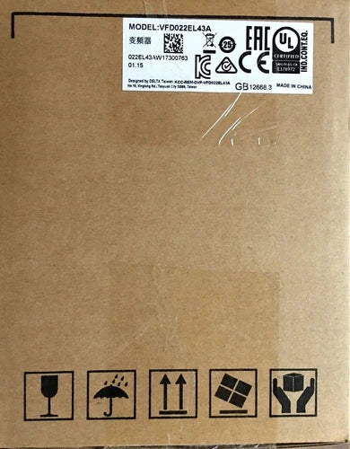 1PCS   Delta inverter VFD022EL43A 380V 2.2KW Free delivery