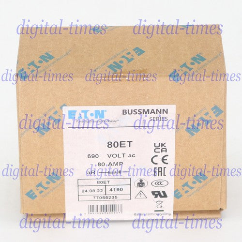 10PC  Fuse Bussmann Eaton BS88:4 80ET 80A 690V Free shipping#LJ