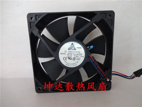 1 PCS Delta Fan AFB1224SH DC 24V 0.42A 12025 12CM 3 Pin cooling fan