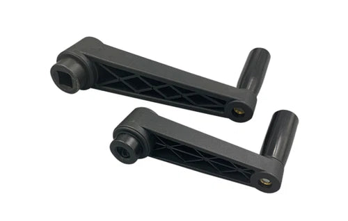 10X80mm Nylon Revolving Crank Handle with Round or Square Installation Hole