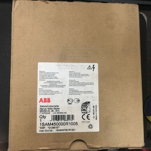 one for  abb MS450-40 motor starters in box Fast Shipping