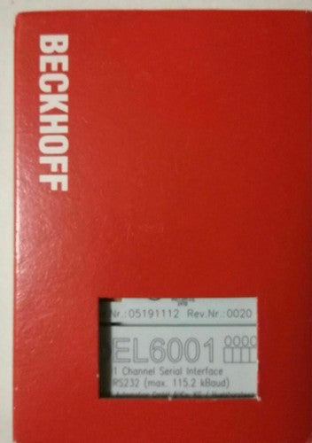 and  Beckhoff EL6001 in box