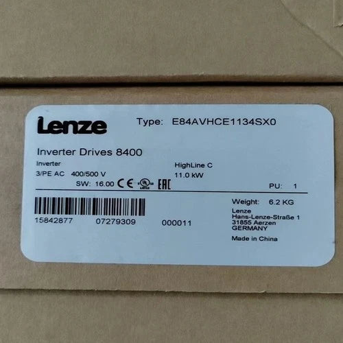 E84AVHCE1134SX0 IPCS  Sealed Lenze 8400 Series Inverter Drive E84AVHCE1134SX0