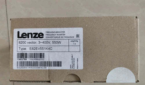 1 PC E82EV551K4C  LENZE E82EV551-4C Inverter 8200 Vector 0.55kW
