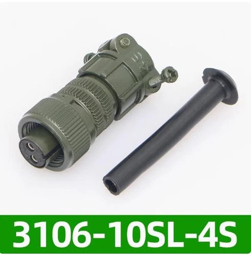 MS3106A10SL-4S MS3102A10SL-4P 2-Pin set Reverse American standard ation plug
