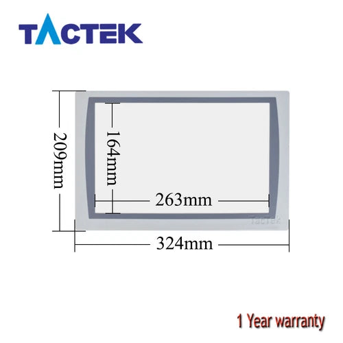 1SET 2711P-T12W22D9P-A 2711P-T12W22D9P A SER A with Overlay Touch Screen Panel