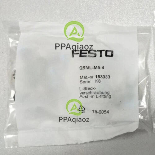 10PC  FESTO QSML-M5-4 153333 Push-in Connector Free Shipping