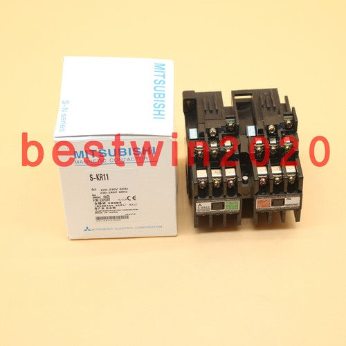 1PC  Mitsubishi S-KR11 interlocking AC contactor AC220V-240V