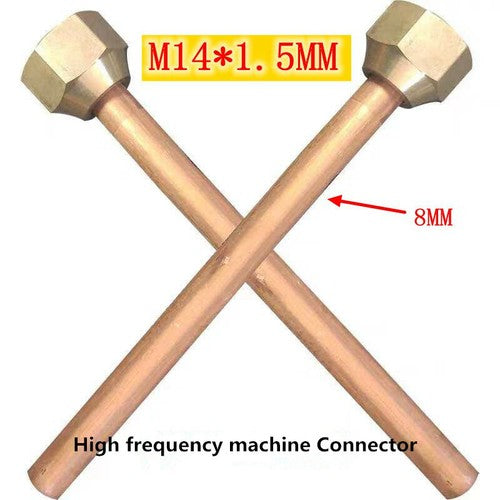 2pcs High frequency induction heating coil copper joint 8MM copper tube 15-35KW
