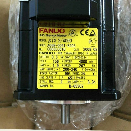 For FANUC A06B-0061-B203  servo motor Free Shipping
