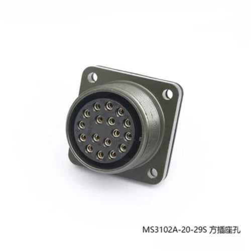 1pcs for  Ation Plug Servo Connector MS3108A-20-29P MS3102A-20-29S 17pin