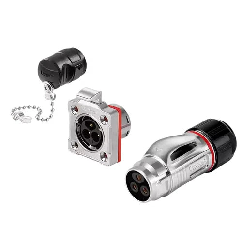 Industrial Waterproof Ation Metal Female Plug Male Socket BD20 3-pin 20A 300V