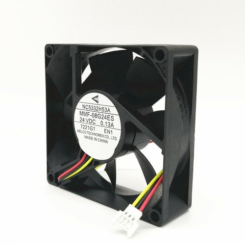 NC5332H53A MMF-08G24ES EN1 24V 0.13A 8025 8cm 3-pin Mitsubishi inverter fan