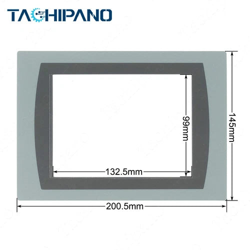 1SET  for 2711P-T7C21D8S B SER B Screen with Overlay 2711P-T7C21D8S Touch Panel