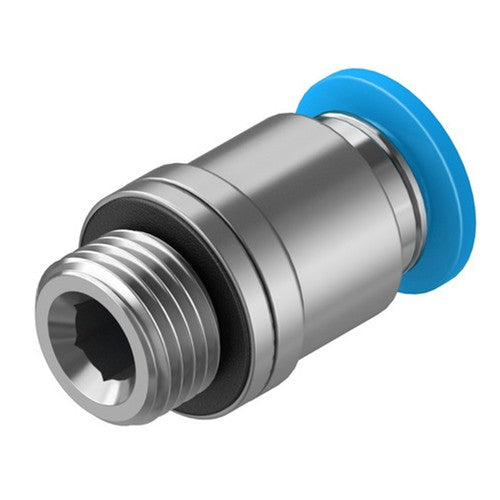 10Pcs FESTO QS-G1/8-6-I Push-In Fitting 186107
