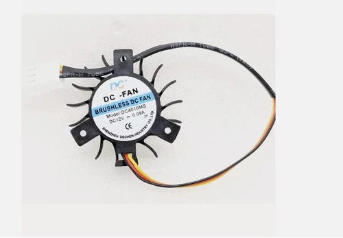 1PC Graphics Video Card Cooler Fan 27mm 12V 0.0.09A 3Wire 3Pin DC4010MS 37mm