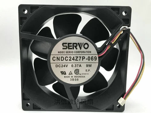 1 PCS   Fan  DC 24V 9W 12038 12CM 3 Pin cooling fan CNDC24Z7P-069